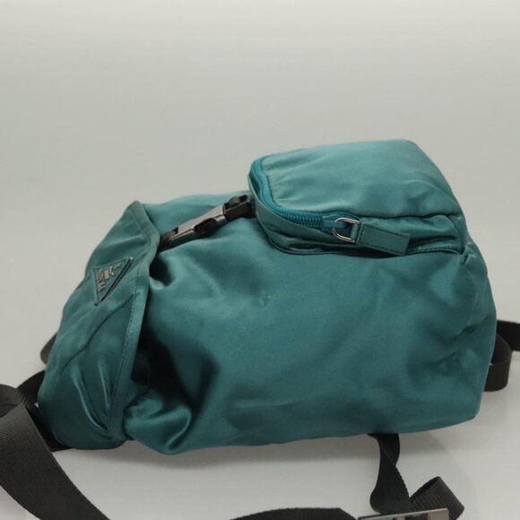 PRADA Backpack Satin Blue Auth - Picture 5 of 15